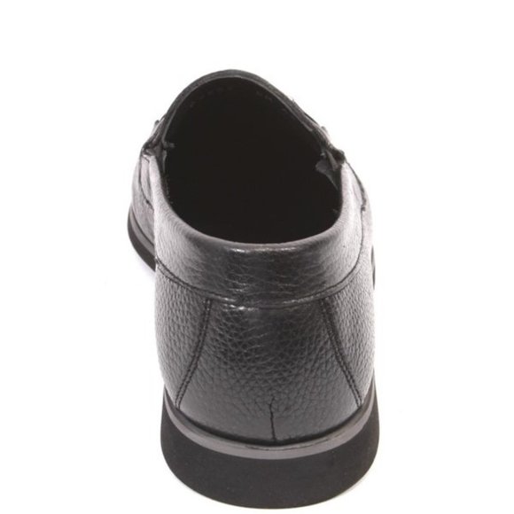ROBERTO SERPENTINI 6907a Black Leather Moccasins Loafers main image 4